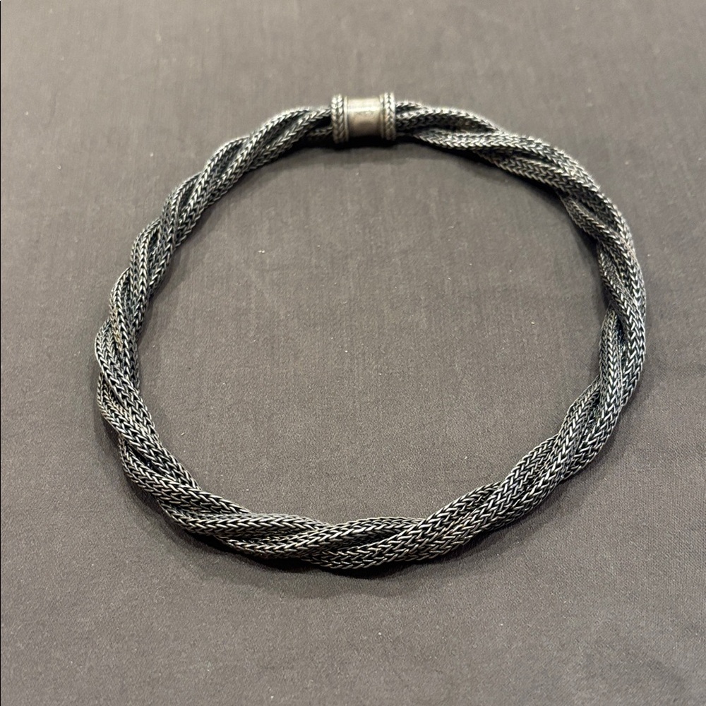 Heavy sterling silver necklace